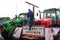 Rodange, France, January 26, 2024 Farmers\\\' demonstration, blocking roads of Rodange, towards Belgium and Brussels in Europe