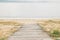 Rodeira beach landscape in cangas, pontevedra, spain