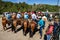 Rodeo Bronco Riding in Pincher Creek Canada