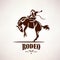 Rodeo horse symbol