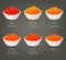 Roe or spawn, red or silver, salmon caviar