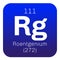 Roentgenium chemical element