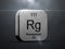 Roentgenium element from the periodic table