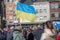 Roermond, Limburg, Netherlands. March 6, 2022. Protest against Russian armed invasion of Ukraine