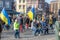 Roermond, Limburg, Netherlands. March 6, 2022. Protest against Russian armed invasion of Ukraine