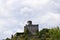 Roes, Germany - 08 16 2022: Burg Pyrmont with the terraces below