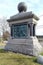Roger Ludlow Monument, the founder of the first European settlement in Norwalk in 17th century, East Norwalk, CT, USA