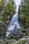 Rohac waterfall, Western Tatras, Slovakia, hiking theme