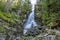 Rohac waterfall, Western Tatras, Slovakia, hiking theme