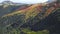 Rohace valley, Slovakia: autumn colored Rohac folklore under Volovec peak.