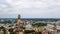 Roi Et, Thailand.101 town aerial view landmark in the park