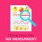 ROI Measurement. Return on of investment.