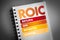 ROIC - Return on Invested Capital acronym