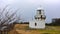 Rokkosaki Lighthouse overlooking the cliff at Noto Peninsula, Japan