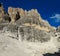 Roky cliff mountain wall of Dolomites