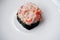 Roll crab stick salad sushi