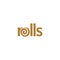 Roll Effect In Letter O In Word Rolls Logo Design