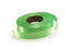 Roll green packaging ribbons.