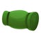 Roll sleeping mat icon, cartoon style