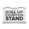 Roll Up Exhibition Stand With Backlighting Vector