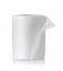 Roll of white disposable fabric napkins