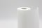 Roll of white paper napkins for kitchen and cleaning on a white background