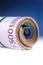 Rolled euro banknotes several thousand.Free space for your economic information