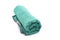 Rolled Green Towel