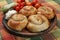 Rolled meat pies