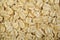Rolled oats background. Closeup