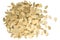 Rolled oats pile on white background vector illustration