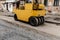 Roller Engineering Vehicle compact Soil, Gravel, Concrete or Asphalt during Road Works