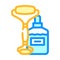 roller face massager color icon vector illustration