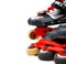 Roller skates close up, copy-space