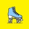 Roller skates line icon