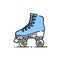 Roller skates line icon