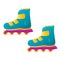 roller skates. Vector illustration decorative design