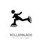 rollerblade icon in trendy design style. rollerblade icon isolated on white background. rollerblade vector icon simple and modern