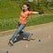 Rollerskating Girl