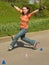 Rollerskating Girl