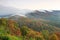 Rolling Fog Autumn Blue Ridge Mountains North Carolina