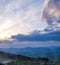 Rolling hills and candy floss skies