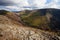 Rolling hills in Lake District England