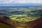 Rolling hills in Lake District England