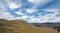 Rolling Hills under cirrus lenticular cloudscape in northern Yellowstone National Park in Wyoming United States