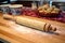 rolling pin flattening dough for pie crust or pastry