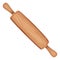 Rolling pin icon. Bakery roller. Cooking wooden tool