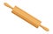 Rolling pin icon. Wooden baking tool. Cartoon pastry cylinder