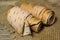 Rolls of birch Bark