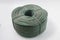 Rolls of green polyester rope